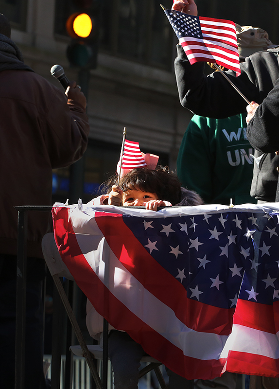 Veterans' Day : Parade : New York City : USA : Richard Moore : Journalist : Photographer :